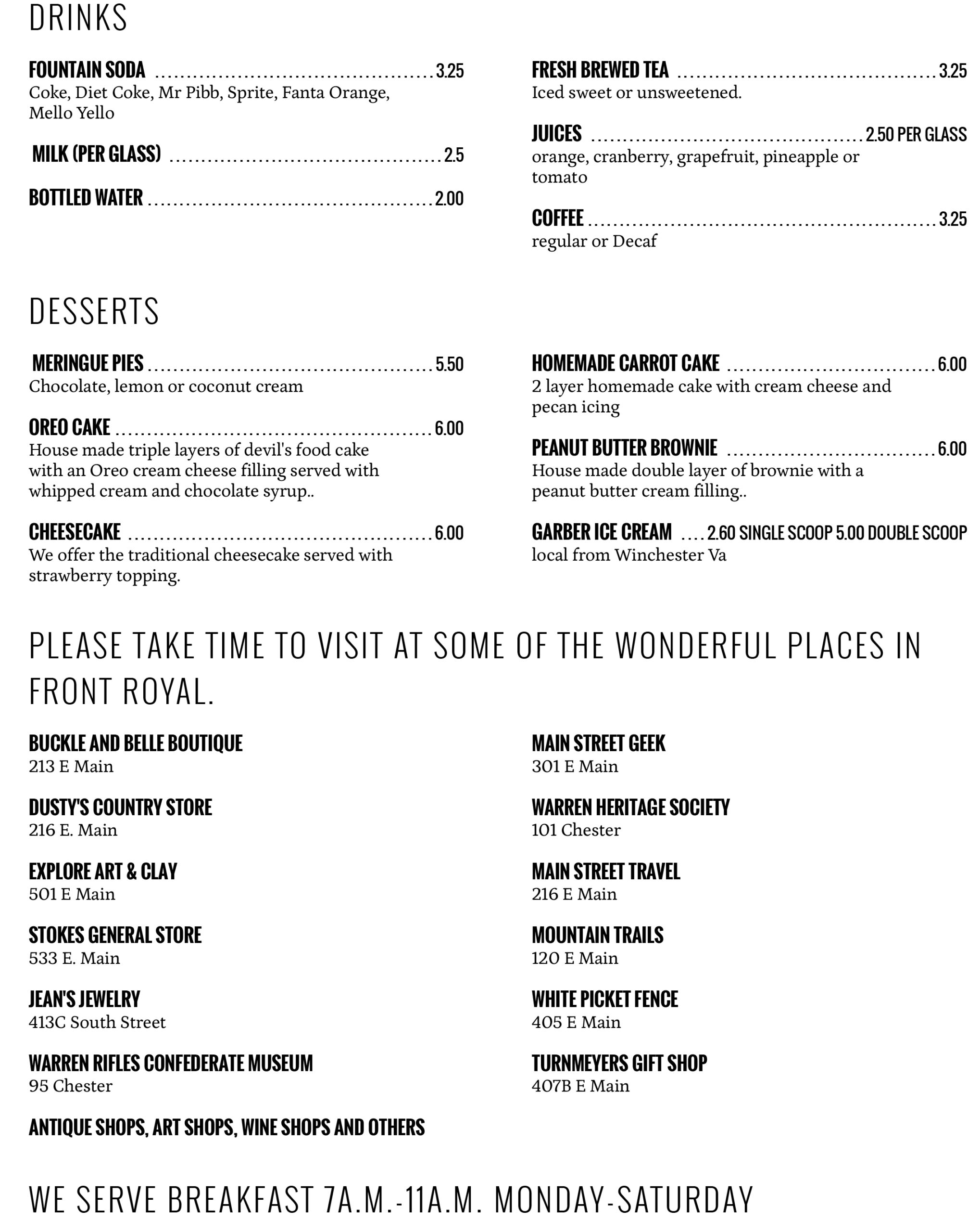 Drinks-Desserts 2025